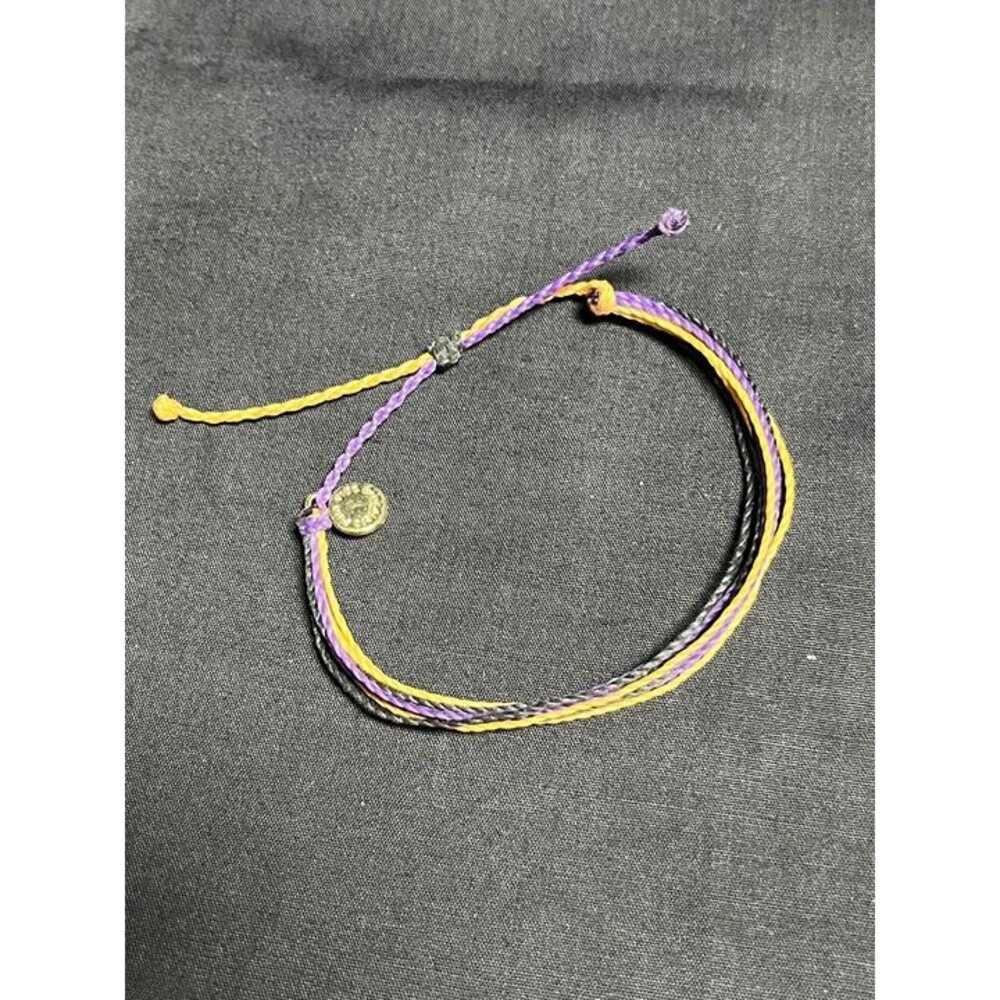 Purple and Gold Bracelet